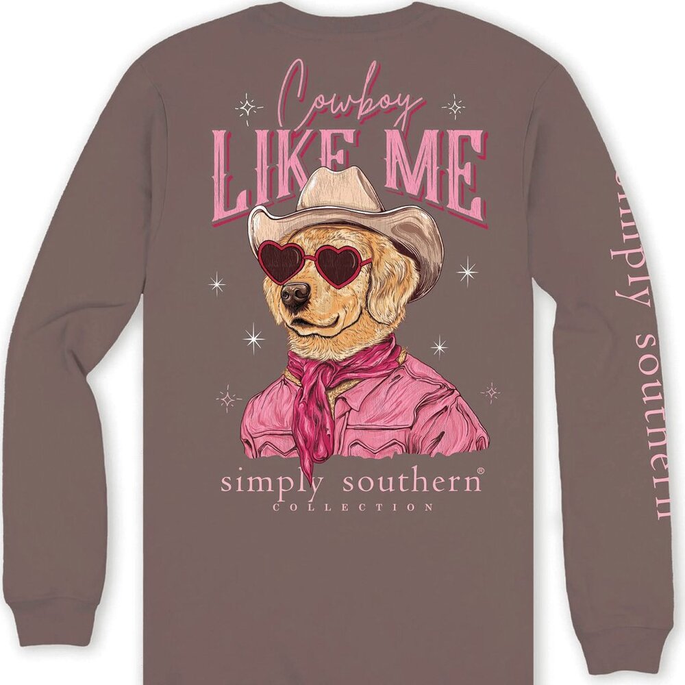 “Cowboy Like Me” Simply Southern Shirt